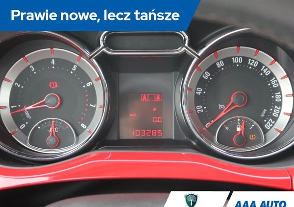 Opel Adam cena 30000 przebieg: 103284, rok produkcji 2014 z Ełk małe 121